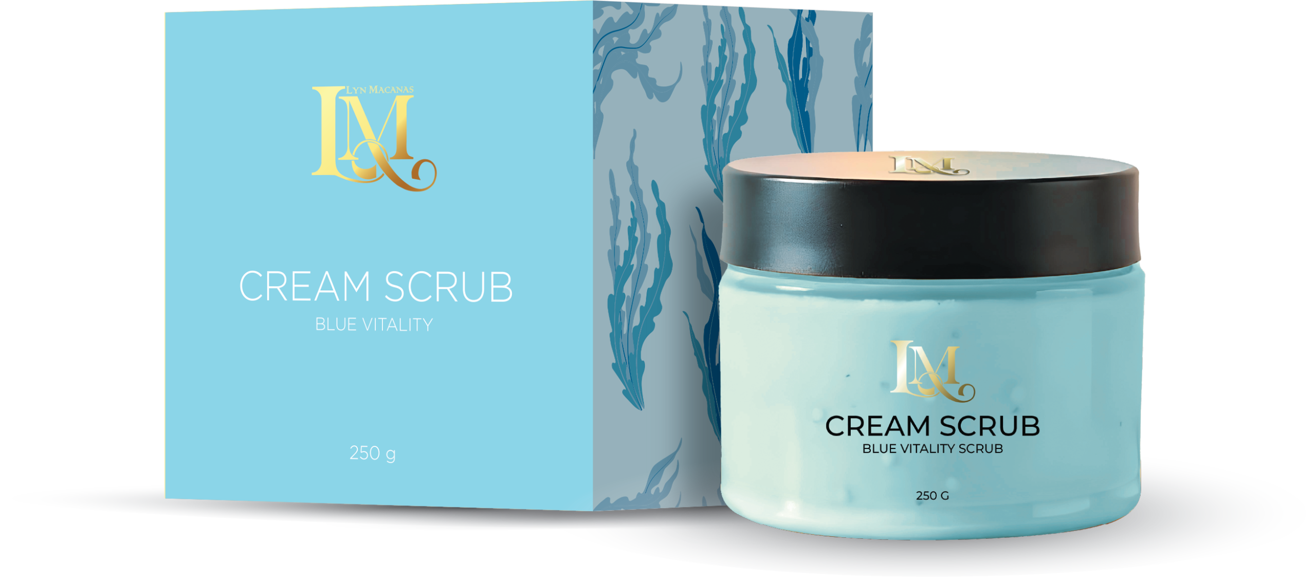 CREAM SCRUB- Blue Vitality